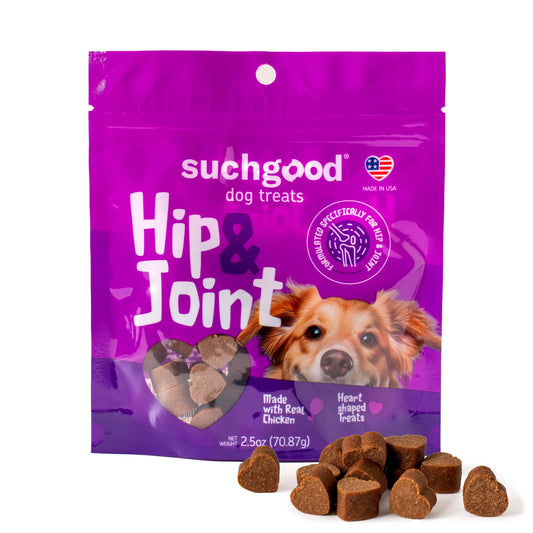 SuchGood Hip and Joint Dog Treats - 70 Count Advanced Joint Support Chews for All Breed Sizes Premium Glucosamine and Chondroitin for Dogs - (Chicken Flavor 2 Pack)